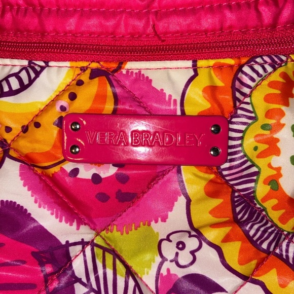 Vera Bradley Puffer Crossbody Purse Bag Quilted Clementine Preppy cottage fairy - Picture 9 of 9